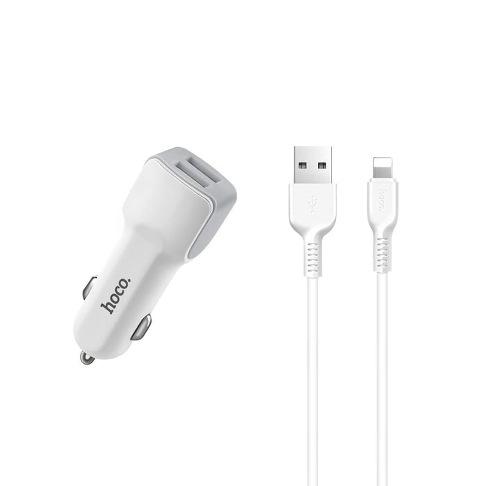    Hoco Z23, 2 USB, 2.4 , Lightning,  | ,  