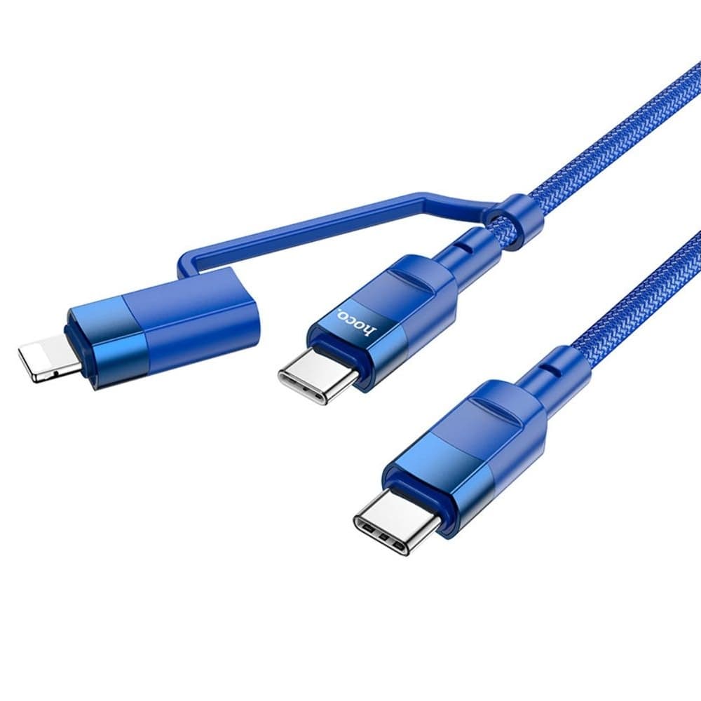 USB- Hoco U106, Type-C  Type-C, Type-C  Lightning, 100 , Power Delivery (100 ), 