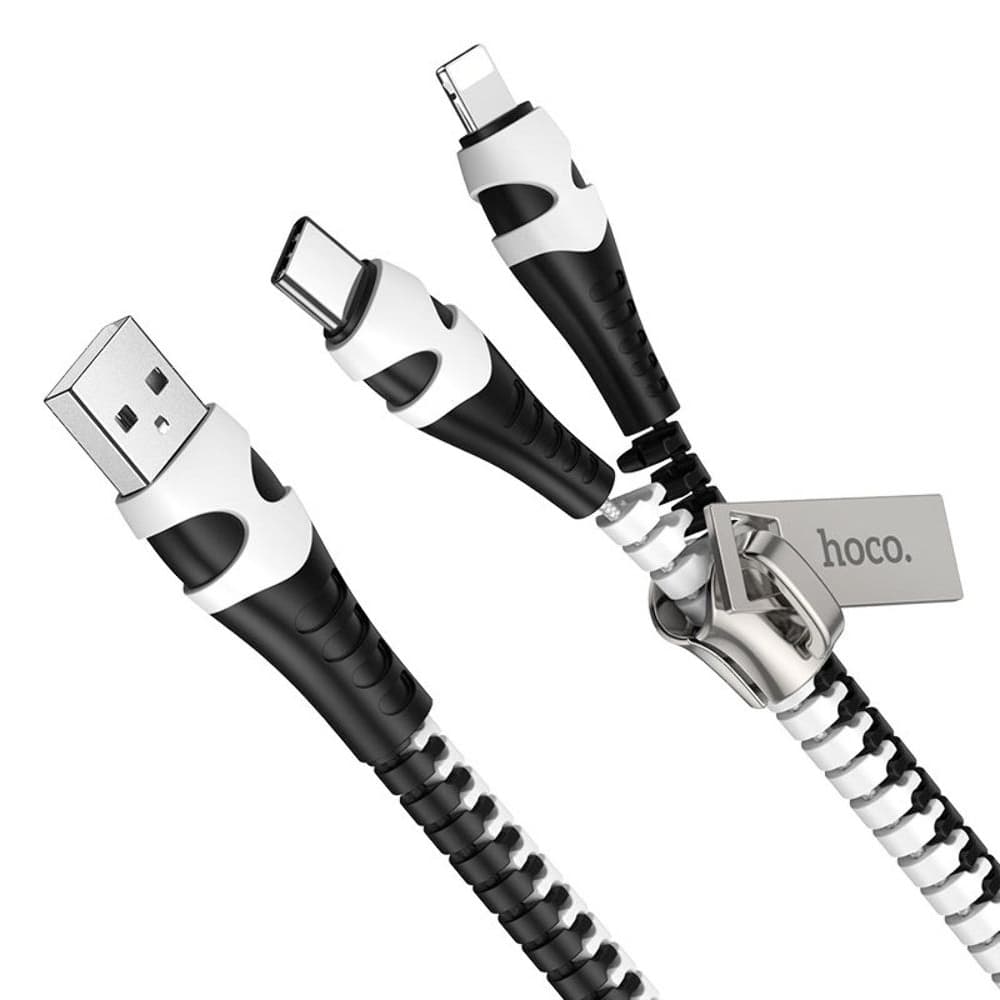 USB- Hoco U97, 100 , 2  1, Lightning, Type-C, , 