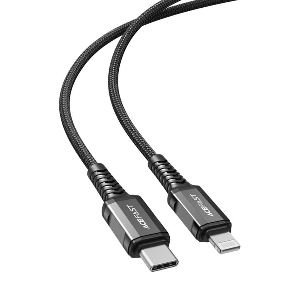 USB- Acefast C1-01, Type-C  Lightning, Power Delivery (30 ), 120 , 