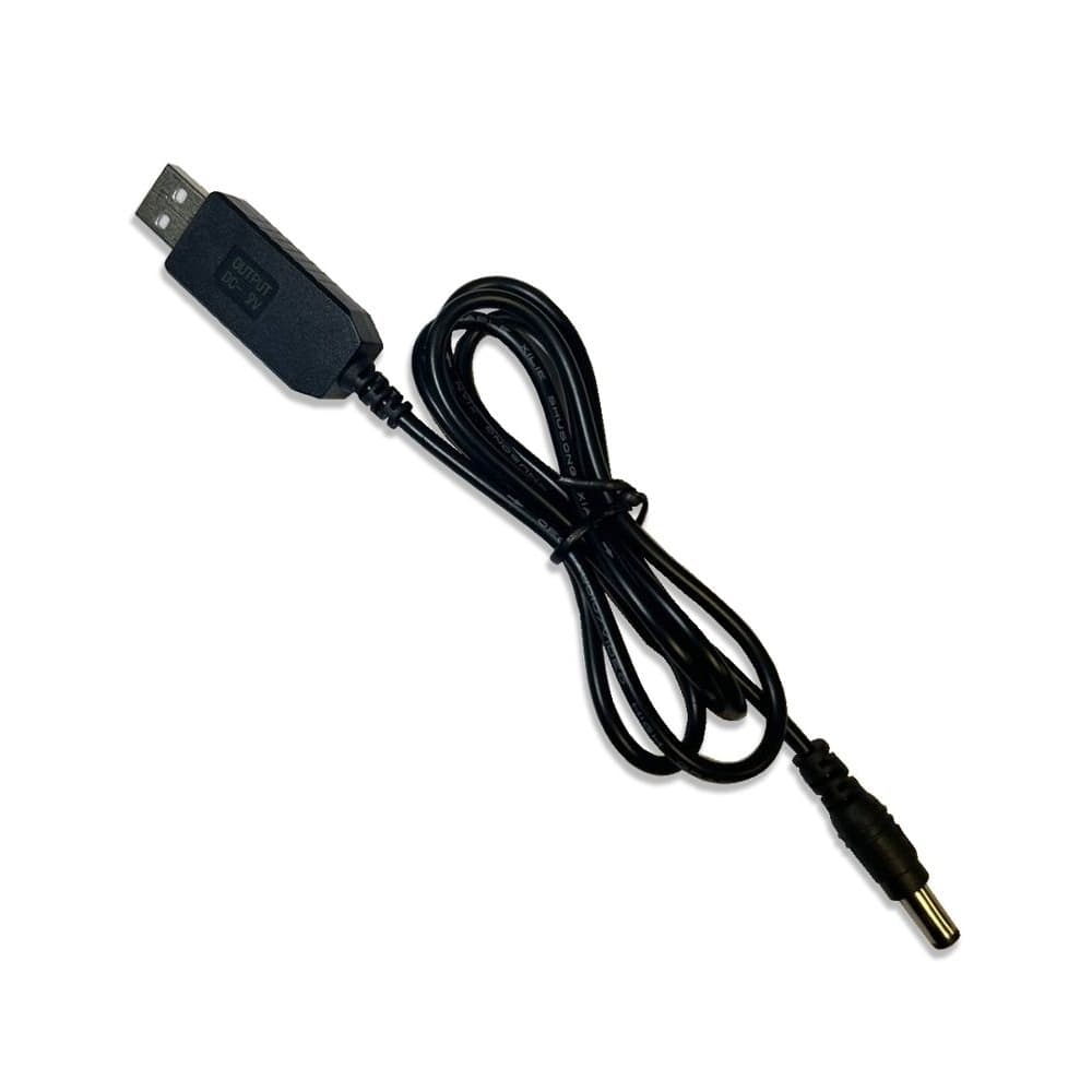 USB-     5V - 9V USB - DC 5.5 x 3.5 0.5A 1m,  |     Power Bank