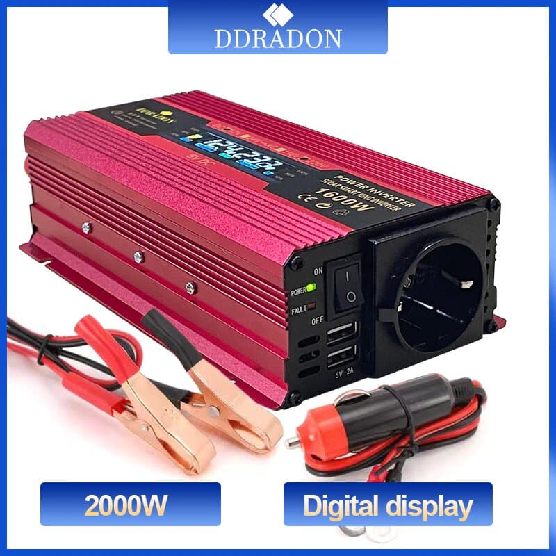  Ddradon, 2000 , DC 12V - AC 220V,  , 2 USB |  