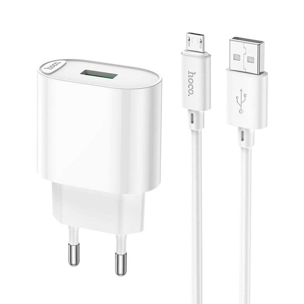    Hoco C109A, 1 USB, Quick Charge 3.0, 18 ,   Micro-USB, 