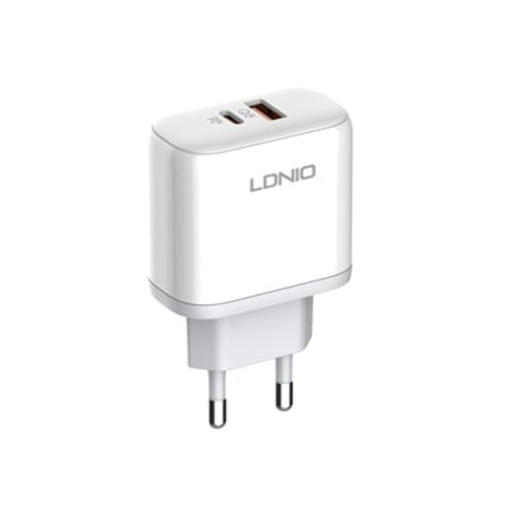    Ldnio A2526C, 1 USB, 1 Type-C, Quick Charge, Power Delivery (45 ), ,   Type-C  Lightning