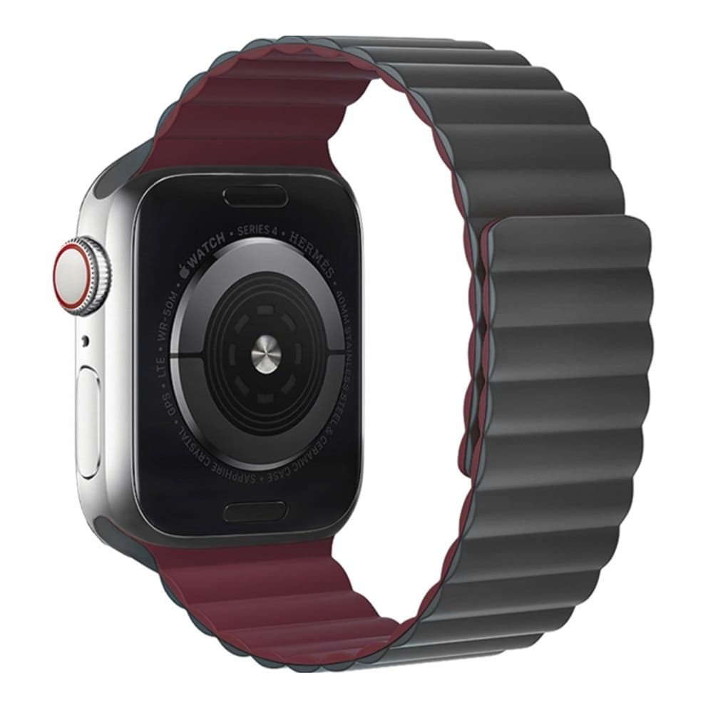   Hoco iWatch WA07 magnetic, 38, 40, 41 , grey red wine |  