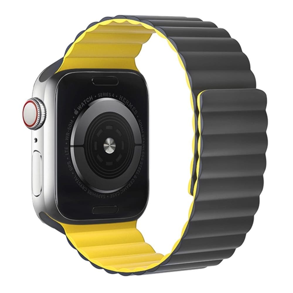   Hoco iWatch WA07 magnetic, 42, 44, 45, 49 , grey yellow |  