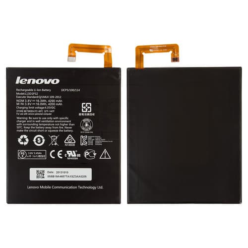  Lenovo IdeaTab A5500, Tab 2 A8-50F, Tab A8-50, L13D1P32, Original (PRC) | 3-12 .  | , , 
