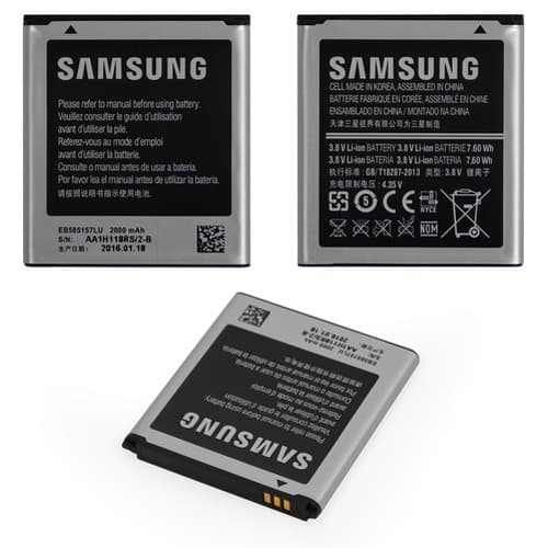  Samsung SM-G355 Galaxy Core 2 Duos, GT-i8530 Galaxy Beam, GT-i8550 Galaxy Win, GT-i8552 Galaxy Win, GT-i8730 Galaxy Express, SM-J200Y Galaxy J2, EB585157LU, Original (PRC) | 3-12 .  | , , 