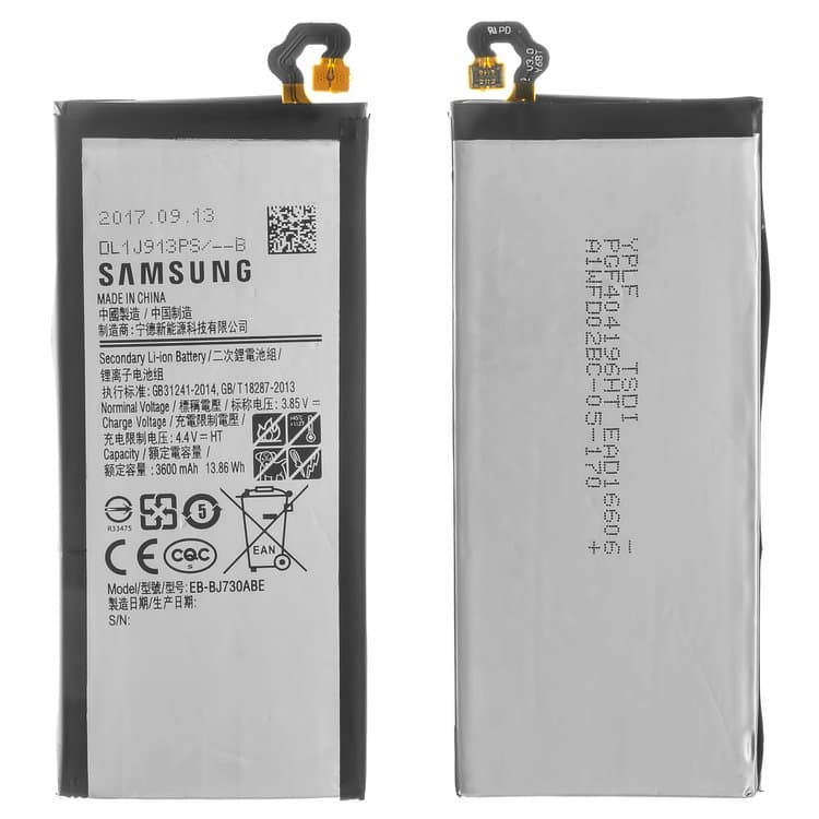 Samsung SM-J730 Galaxy J7 (2017), EB-BJ730ABE, EB-BJ730CBC, Original (PRC) | 3-12 .  | , 