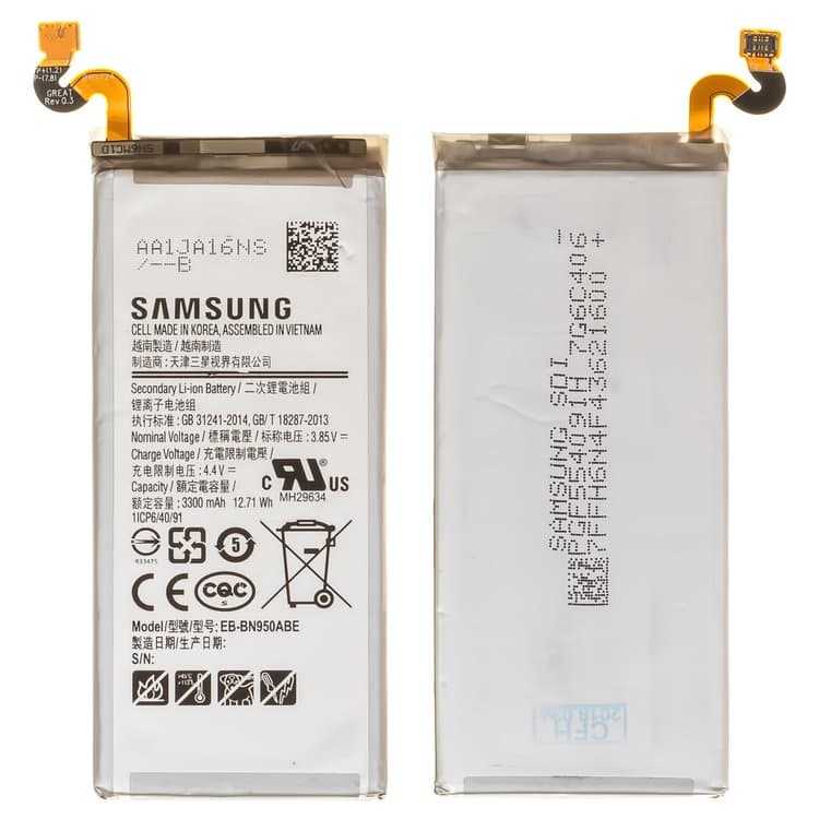  Samsung SM-N950 Galaxy Note 8, EB-BN950ABA, EB-BN950ABE, Original (PRC) | 3-12 .  | , , 
