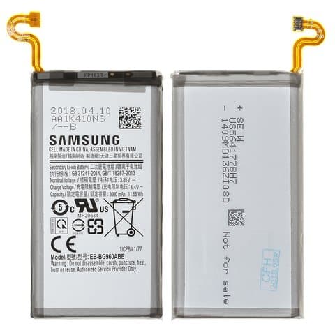  Samsung SM-G960 Galaxy S9, EB-BG960ABE, Original (PRC) | 3-12 .  | , , 