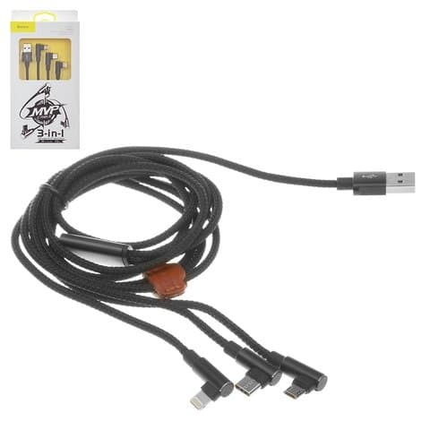 USB- Baseus MVP Mobile Game, Type-C, micro-USB -B, Lightning, 120 , 3,5 , , #CAMLT-WZ01