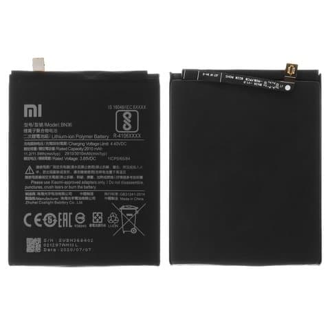  Xiaomi Mi 6X, Mi A2, M1804D2SG, M1804D2SI, BN36, Original (PRC) | 3-12 .  | , , 