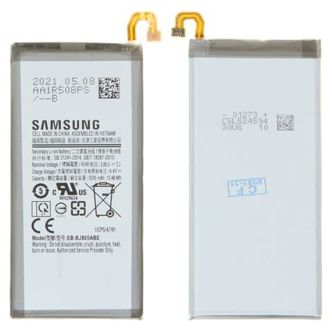  Samsung SM-A605 Galaxy A6 Plus (2018), SM-J805 Galaxy J8 Plus, SM-J810 Galaxy J8 (2018), EB-BJ805ABE, Original (PRC) | 3-12 .  | , , 