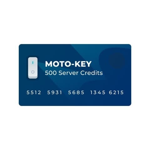 500 cr?ditos del servidor Moto-Key