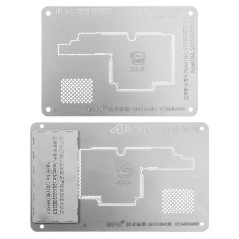BGA- Mechanic 4D  Apple iPhone X; Huawei, motherboard IC chip