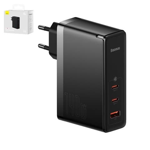    Baseus GaN5 Pro, 140 , Quick Charge, , c  USB -C  USB -C, 3 , #CCGP100201