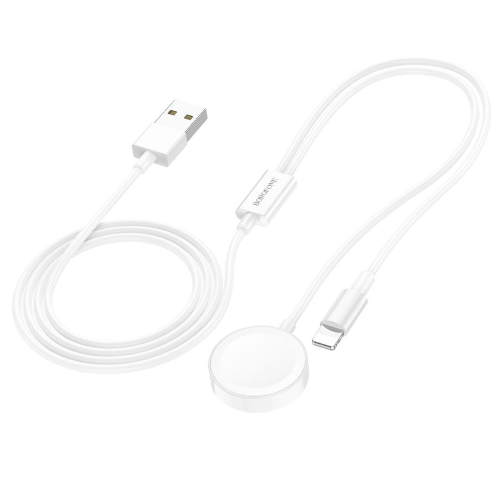 USB- Borofone BQ22, 2  1, Lightning, iWatch, 100 , 