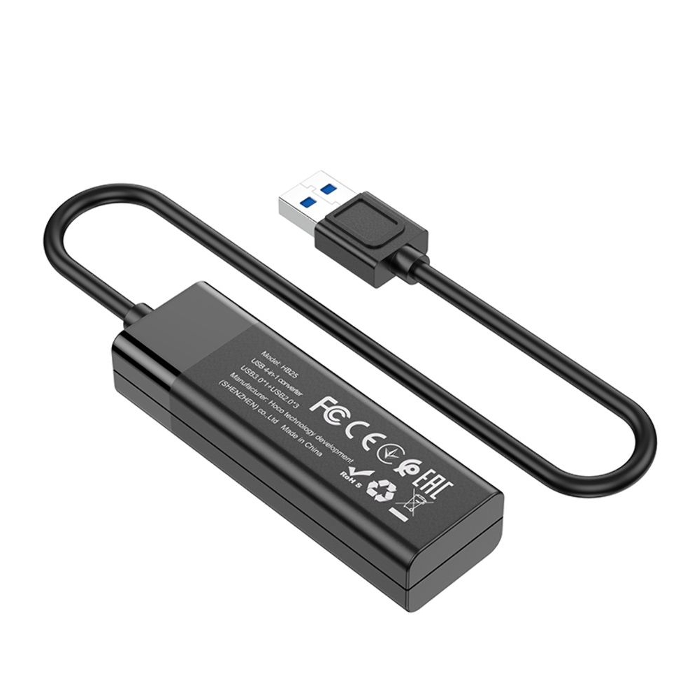  Hoco HB25, USB  USB3.0+USB2.0*3, 4  1, 