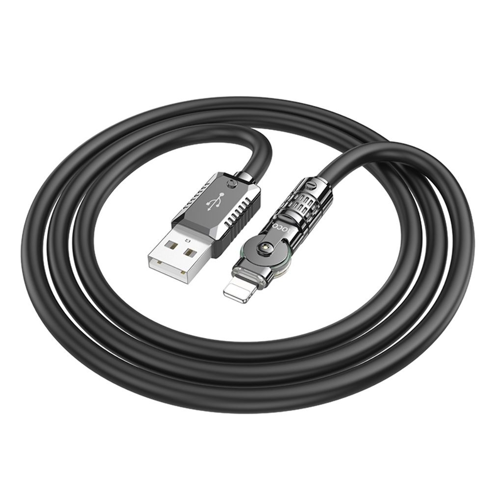 USB- Hoco U118, USB  Lightning, 120 , 