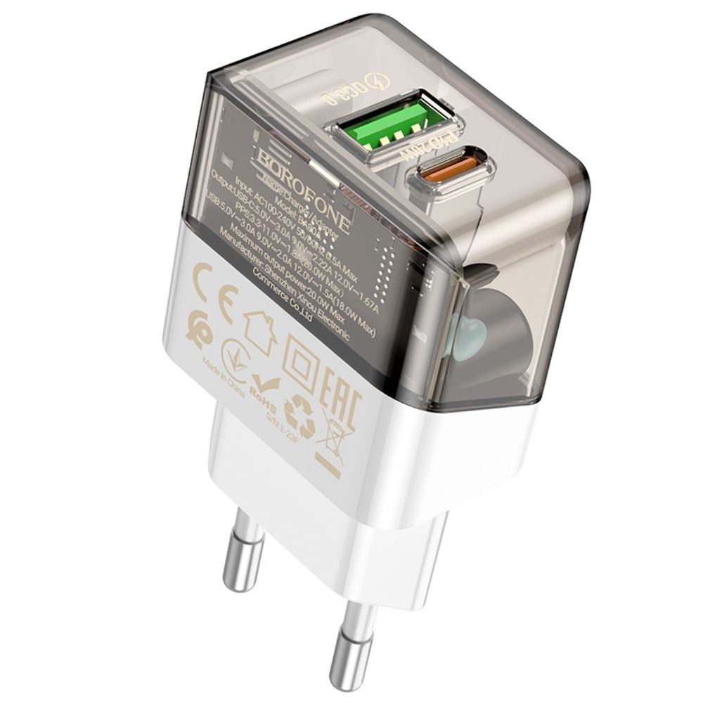    Borofone BA80A USB, Type-C, PowerDelivery, QuickCharge -, 