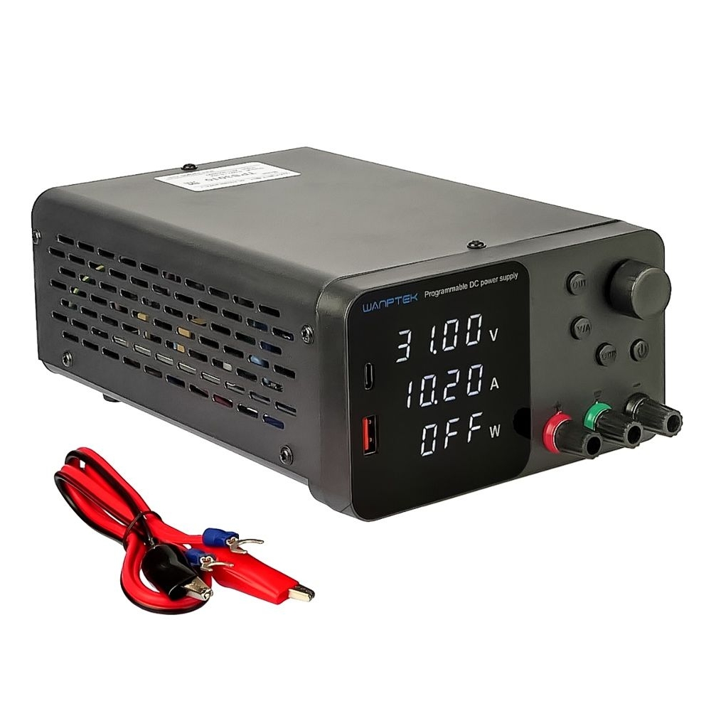   Wanptek TPS3010, 30V, 10A, ,    (V/A/W), USB A/ Type-C