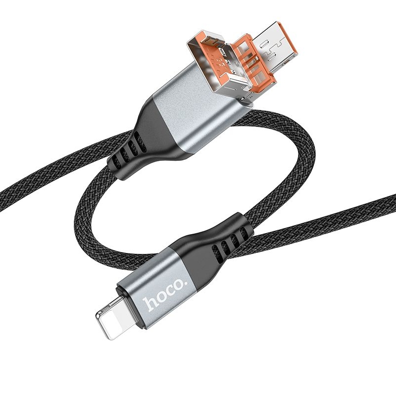  Hoco U128 21 USB/ Type-C  Lightning, 