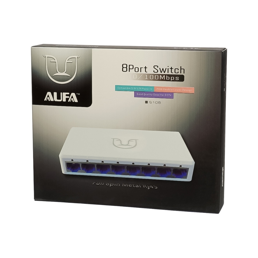  Alfa S108 switch 10/100Mbps 8 , 