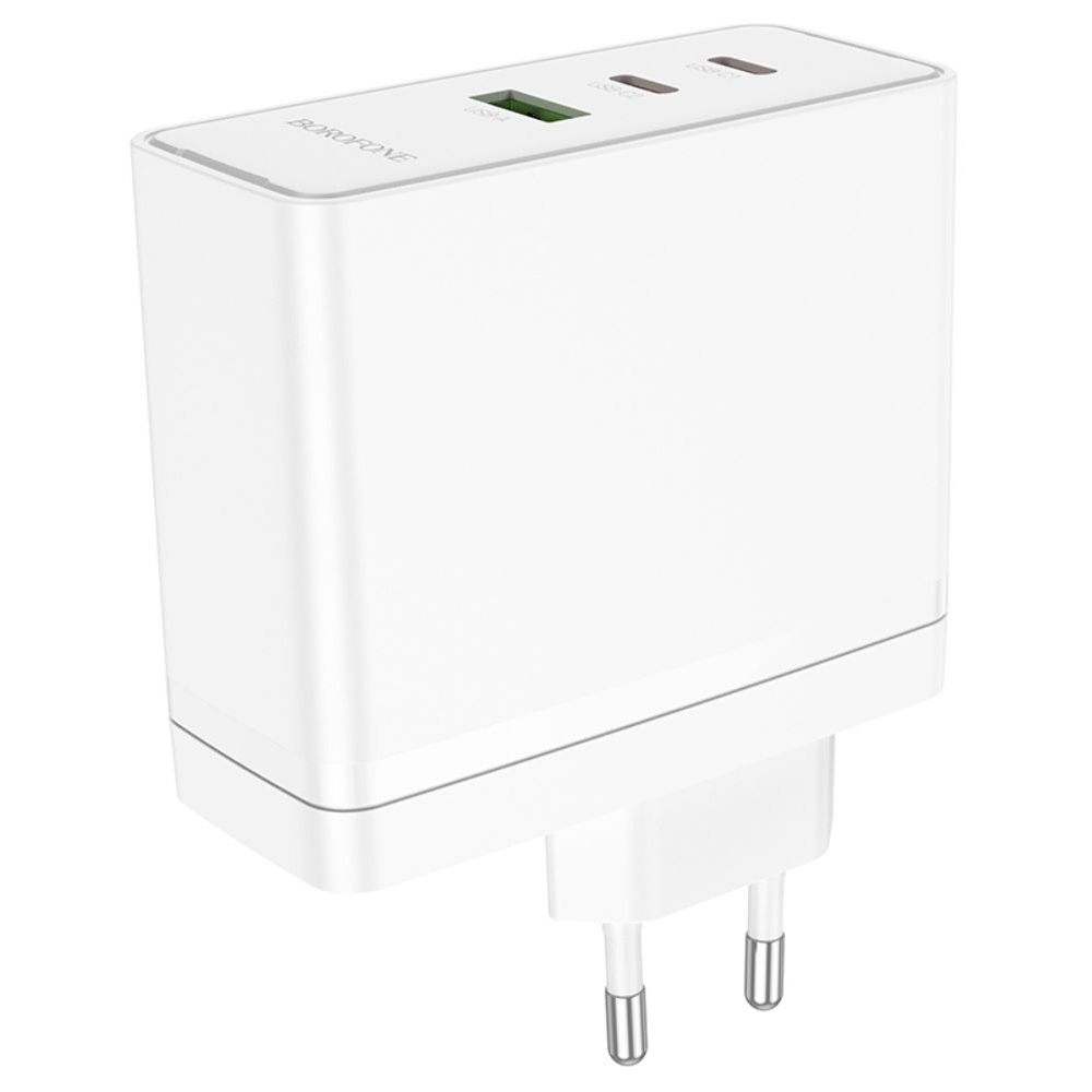    Borofone BN11, 1 USB, 2 Type-C, PowerDelyvery (100 ), ,  