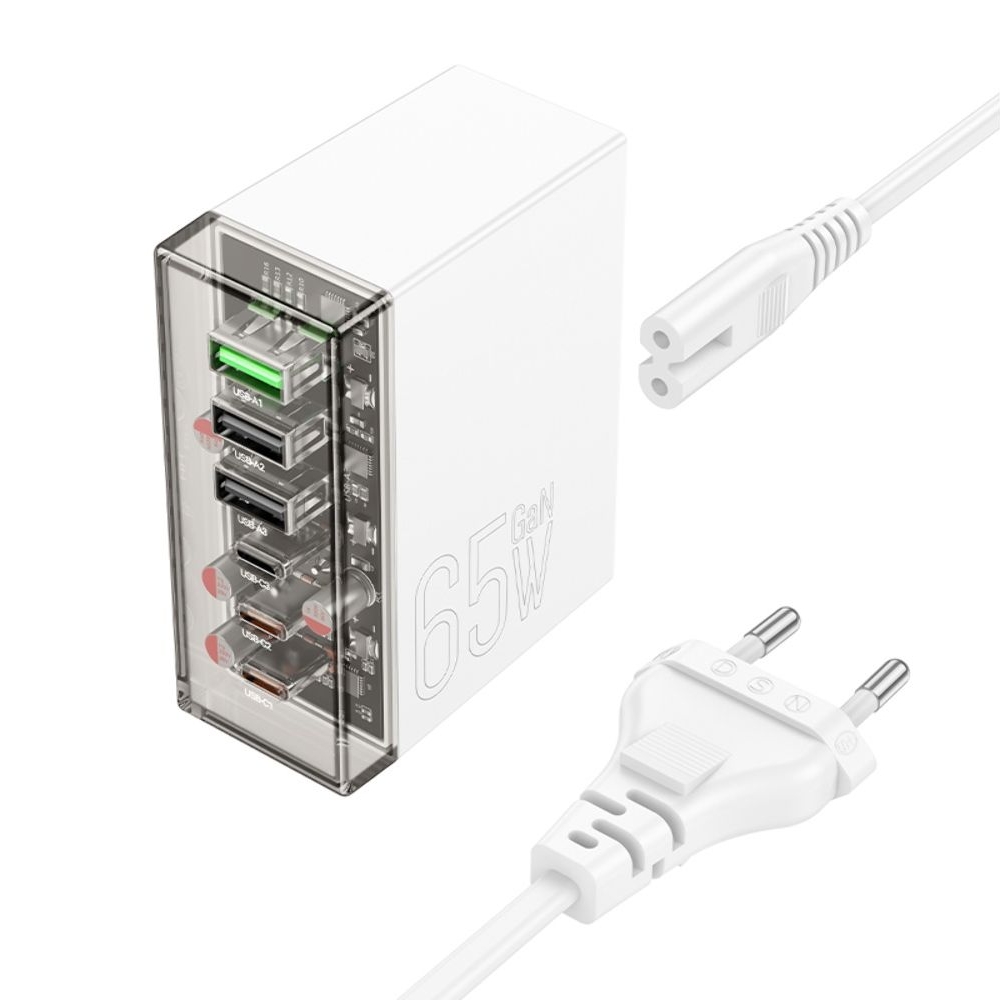    Hoco N36 3 USB/ 3 Type-C PD 65W 