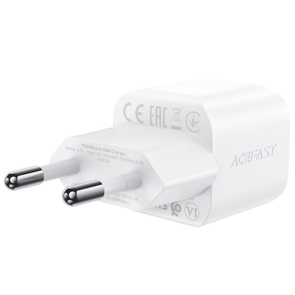    Acefast A77 mini Type-C PD30W GaN  +  Type-C to Type-C