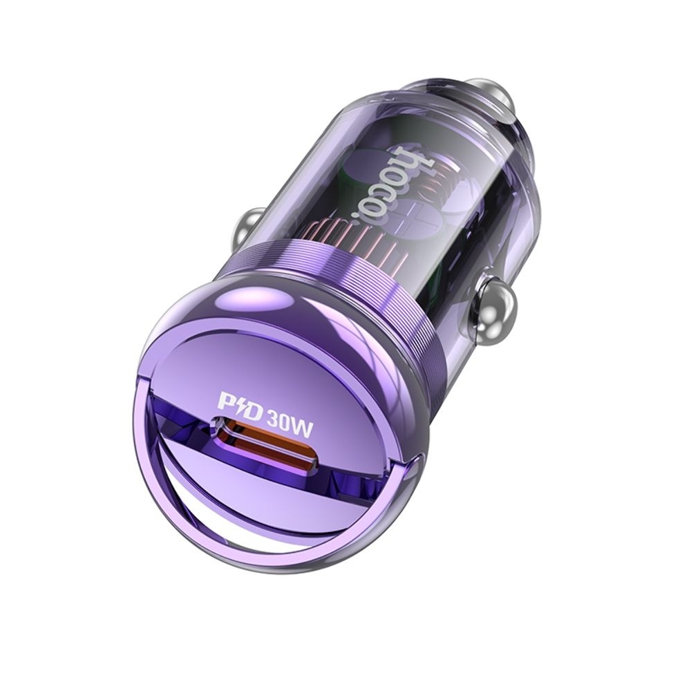    Hoco Z53 Type-C, Power Delivery (30 ), transparent purple | ,  