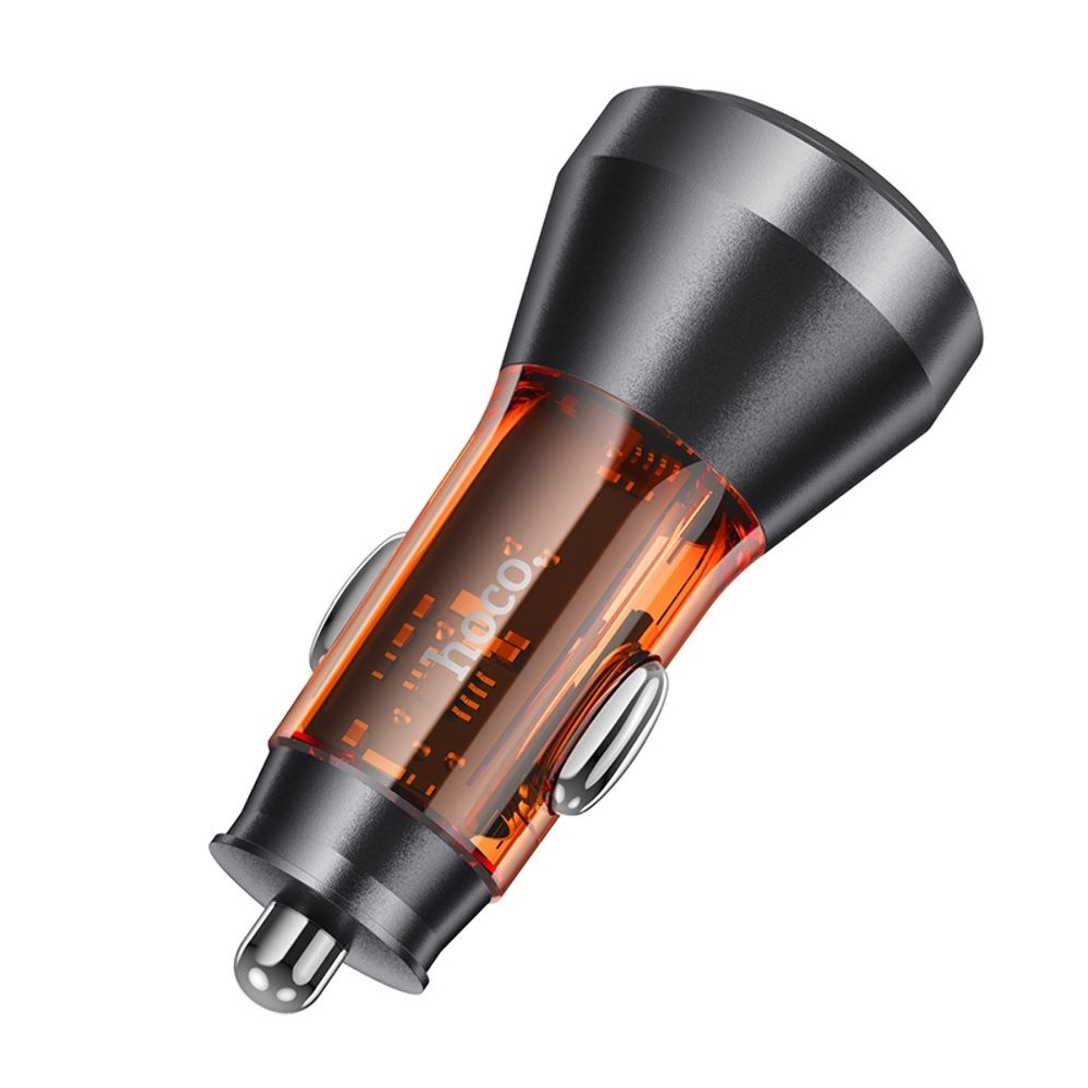    Hoco NZ12B USB/ Type-C PD 48W   transparent orange | ,  