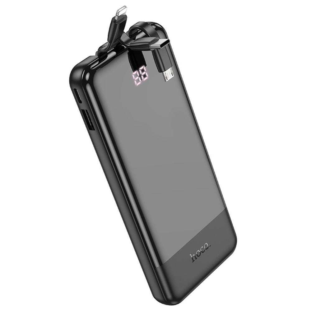 Power bank Hoco J114, 10000 mAh,  ,   3  1, Type-C, Lightning, MicroUSB, 