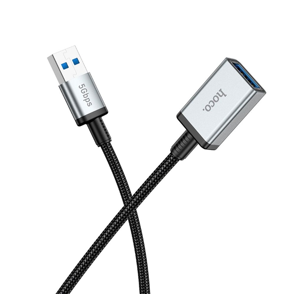   Hoco US10  USB to USB (F) USB3.0 5Gbit/s 0.5m black