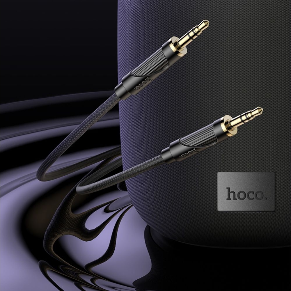 AUX  Hoco UPA30 Jack 3.5 to Jack 3.5 1m black