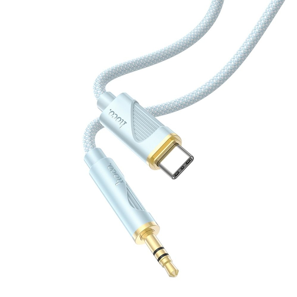 AUX  Hoco UPA30 Type-C to Jack 3.5 1m blue