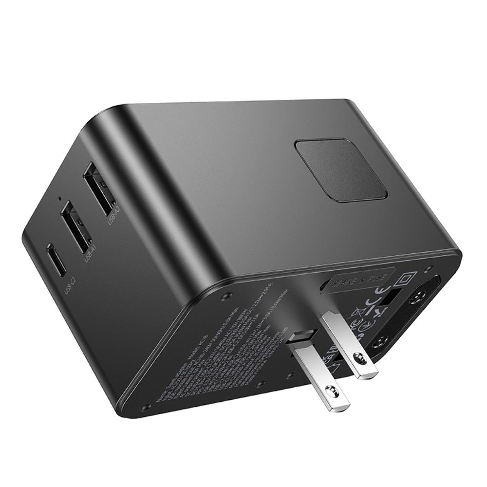     Hoco AC18 2 USB/ Type-C PD 35W black