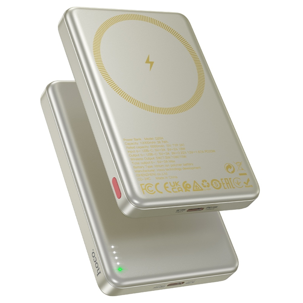 Power bank Hoco Q26A 10000mAh PD 20W      titanium gold