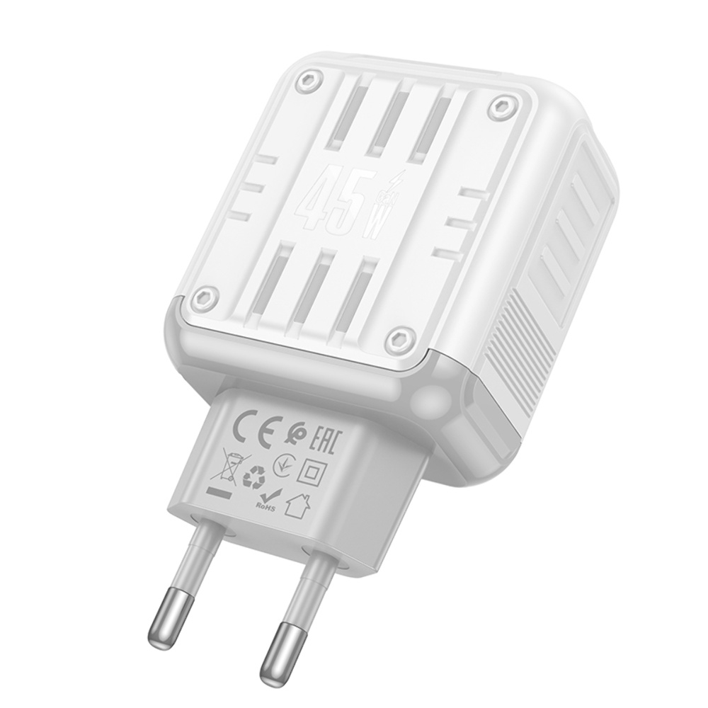    Hoco C136A USB/ Type-C PD 45W white