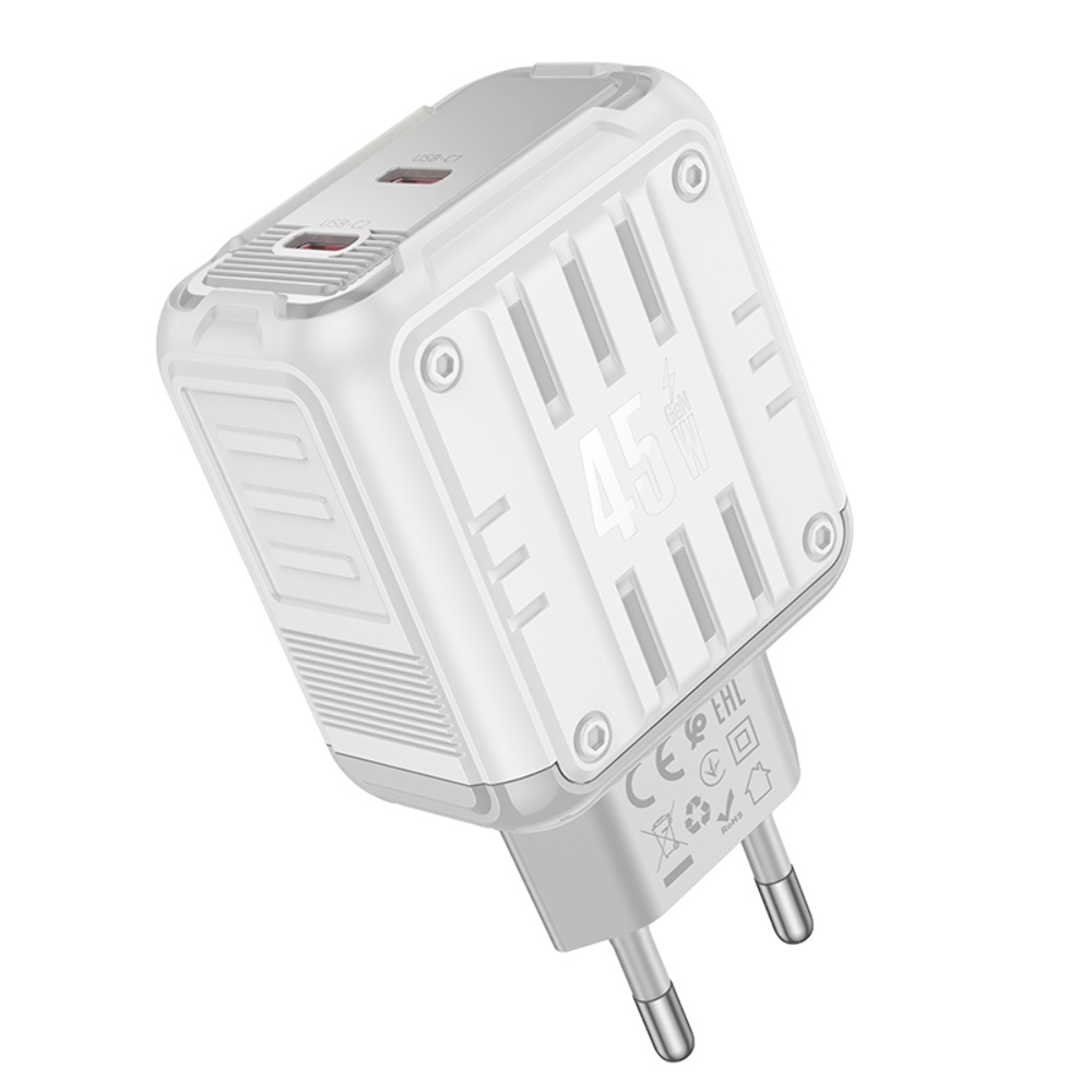    Hoco C137A 2 Type-C PD 45W white