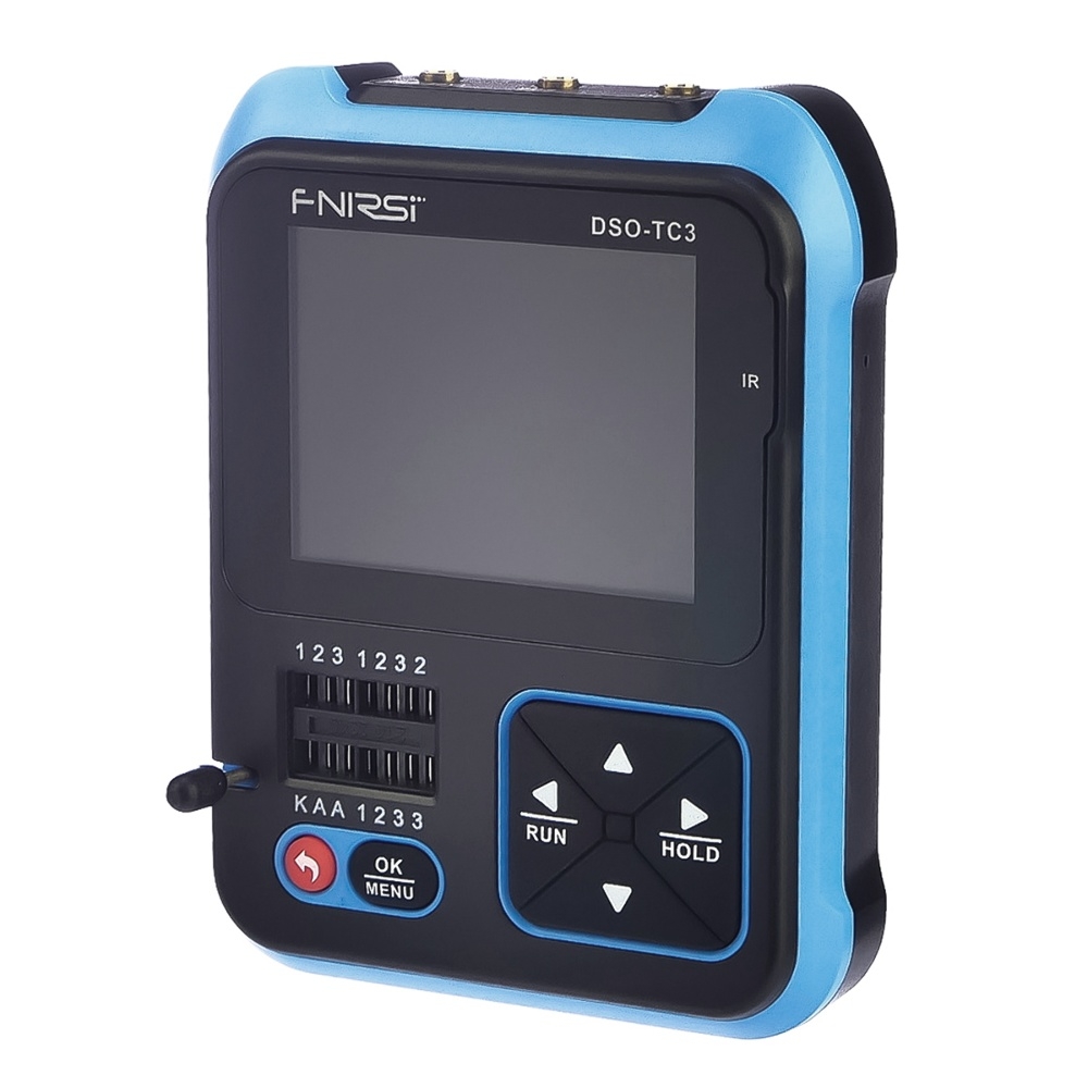    Fnirsi DSO-TC3, 31, ESR  , PWM/AWG  , 500, 10Sa/s, USB Type-C, 5V/1A