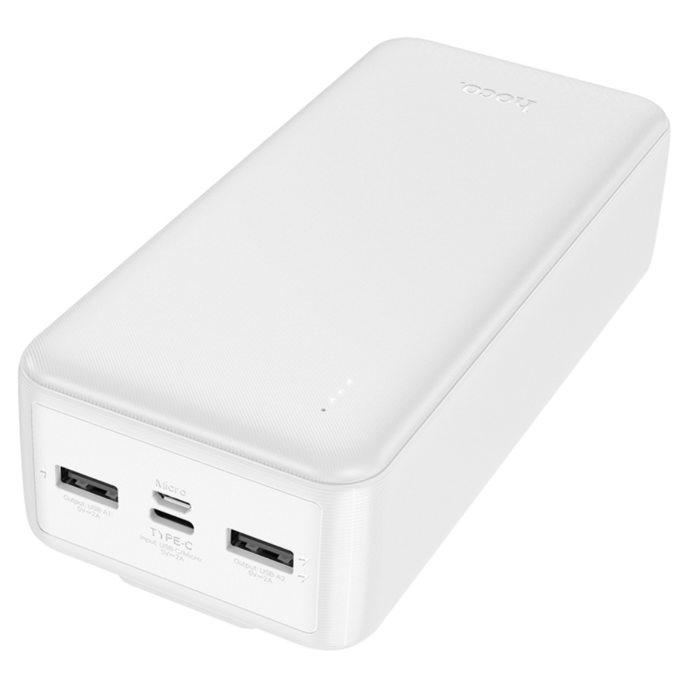 Power bank Hoco J118B 30000mAh white +  Type-C/ Lightning