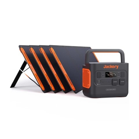   Jackery 2000 Pro (Explorer 2000 Pro + 4?Solarsaga 200W + 2? Jackery Solar)