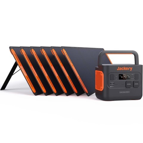   Jackery 2000 Pro (Explorer 2000 Pro + 6?Solarsaga 200W + 2? Jackery Solar)