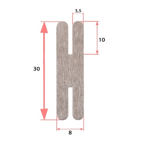      18650, 30x8mm