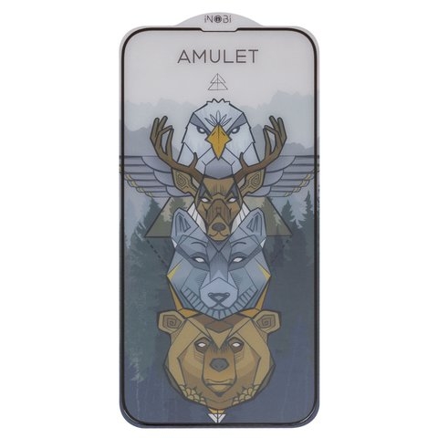    iNobi Amulet  Apple iPhone 13, iPhone 13 Pro, iPhone 14, Full Glue, Anti-Static, ( ), , c     