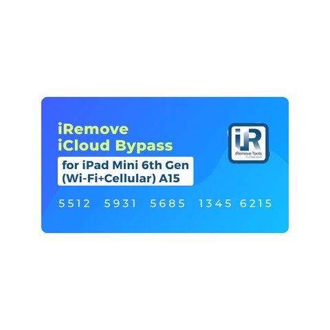 iRemove iCloud Bypass  iPad Mini 6th Gen (Wi-Fi+Cellular) A15