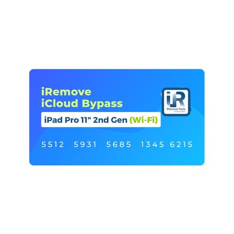 iRemove iCloud Bypass  iPad Pro 11" 2nd Gen (Wi-Fi)