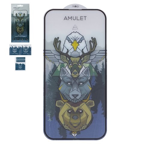   iNobi Amulet  Apple iPhone 15, Full Glue, Anti-Static, , c     